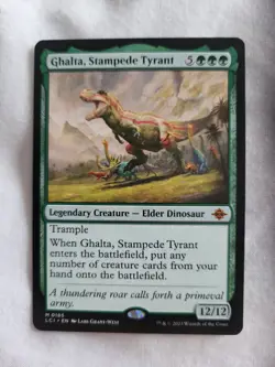 Magic: The Gathering - Mtg - Ghalta, Stampede Tyrant - LCI MYTHIC RARE - N.Mint - Image 1
