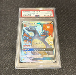 2019 Pokemon TCG Hidden Fates CHARIZARD GX SV49 PSA 10 GEM MINT - Image 1