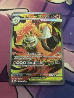 Pokemon TCG English Me01: Mega Evolution 156/132 Holo Mega Camerupt ex - Image 1