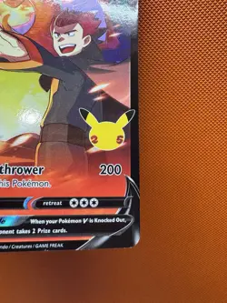 Lance’s Charizard V SWSH133 Pokemon Celebrations Black Star Promo Holo NM 2029 - Image 5
