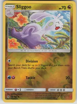 Pokemon TCG Sliggoo Uncommon Reverse Holo SM - Guardians Rising 95/145 - Image 1