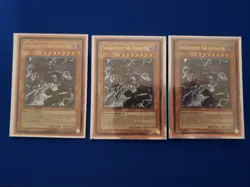 Yugioh Van'Dalgyon the Dark Dragon Lord JUMP-EN023 Shonen Jump Ultra Rare X3 - Image 1