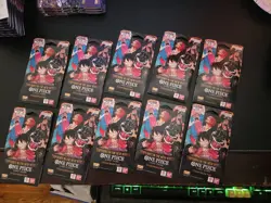 One Piece OP-09 Emperors in the New World Lot of 10 Sleeved Booster Pack Sealed! - Image 1
