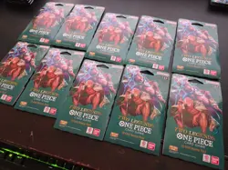 One Piece Card Game Op-08 Two Legends Sleeved Booster LOT of 10 Packs - Image 2