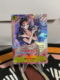 One Piece Nico Robin SR Alt Art AA EB03-055 Heroines edition English - Image 1