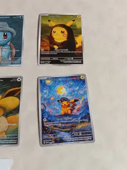 6 Pokemon x Van Gogh Black Star Promo ACG Art Card - read description - Image 4