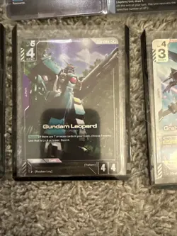 Gundam Card Game lot of 41 GD02, GD03 R/ U+/LR /C+ cards - Image 3