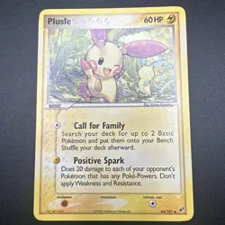 Pokemon EX Deoxys 44/107 Uncommon Card - Plusle - Image 1