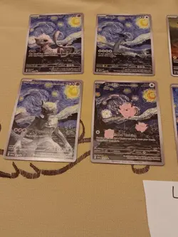 8 Starry Night Pokemon x Van Gogh Promo Card -Read Description - Image 2