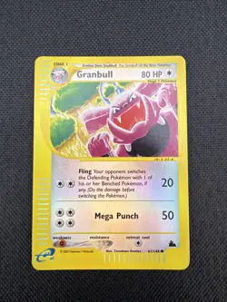 Pokemon Card - Granbull Skyridge 61/144 Reverse Holo E-Reader - LP - Image 1