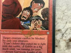 Mtg Signed Card Magic the Gathering Artist Signed Card Rare Phil Foglio - Image 2