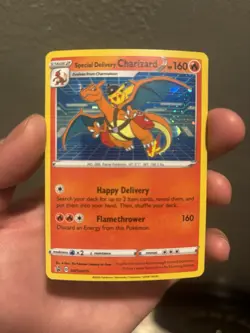 Special Delivery Charizard SWSH075 SWSH: Sword & Shield Promo Cards Holo NM - Image 1
