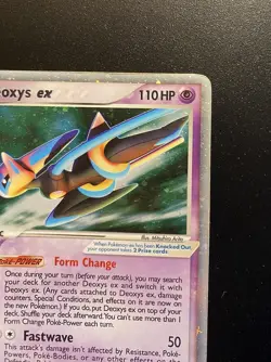 Pokemon Card-Deoxys Ex-93/106-ENG-Ex Emerald -Holo-LP-SWIRL - Image 5