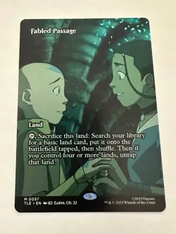 Magic the Gathering Borderless Fabled Passage Avatar Last Airbender Eternal MTG - Image 1