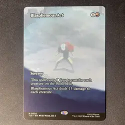 Blasphemous Act (Borderless) MTG Avatar: The Last Airbender NM - Image 1