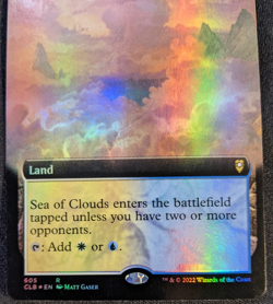 Sea of Clouds FOIL NM – Commander Legends Battlebond Dual Land – EDH Staple MTG - Image 2