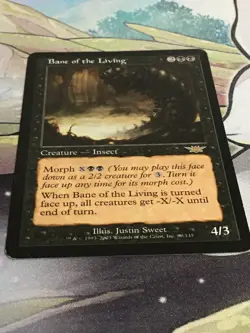 C4907 MAGIC THE GATHERING MTG LEGION BANE OF THE LIVING #60 RARE MP - Image 2