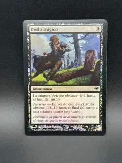 MTG Tragic Slip C Dark Ascension #76 FOIL Spanish - Image 1