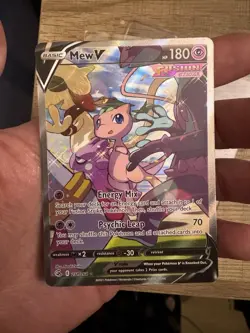 Pokemon TCG Mew v 251 Fusion Strike Alternate Art Near Mint Condition - Image 1