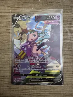 Pokemon TCG Mew v 251 Fusion Strike Alternate Art Near Mint Condition - Image 3