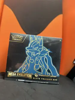 Pokemon Center Exclusive Mega Evolutions Elite Trainer Box ETB - Lucario - Image 1
