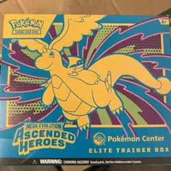 Pokemon TCG: Mega Evolution Ascended Heroes Pokemon Center Elite Trainer Box ETB - Image 1