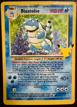 Blastoise 2/102 Classic Collection Celebrations: Classic Collection Pokemon NM - Image 1