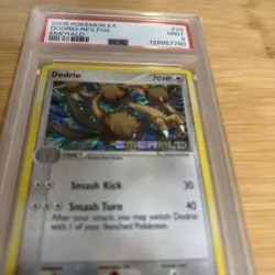 2005 Pokemon EX Emerald Dodrio Reverse Foil 26/106 PSA 9 Mint - Image 3