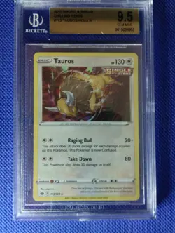 2021 Pokemon Sword & Shield Chilling Reign Tauros Holo BGS 9.5 *NorthernRoute* - Image 1