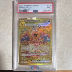 Pokemon SV03: Obsidian Flames Charizard ex Hyper Rare Holo 228/197 PSA 9 - Image 1