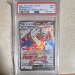 Pokemon Charizard ex 056 SVP Scarlet & Violet Promo Holo PSA 9 English - Image 1