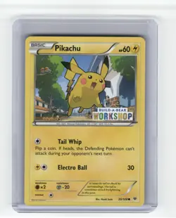 Pikachu Build-A-Bear Promo Pokemon Near Mint or Better - Image 1
