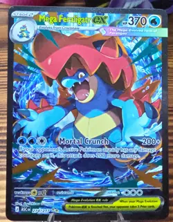 Pokemon TCG Ascended Heroes Mega Feraligatr EX 274/217 SIR - Image 1