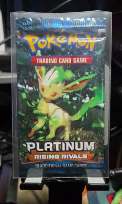Pokemon Platinum Rising Rivals Booster Pack Leafeon Art SEALED UNWEIGHED - Image 1