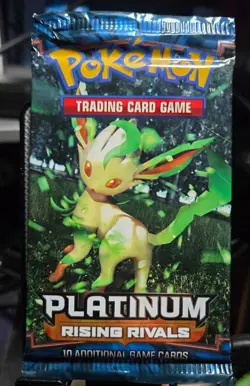Pokemon Platinum Rising Rivals Booster Pack Leafeon Art SEALED UNWEIGHED - Image 2