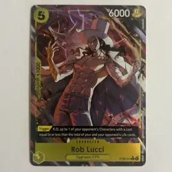 One Piece Tcg Rob Lucci Alt Art Parallel ST29-013 Starter Deck 29: Egghead NM! - Image 1