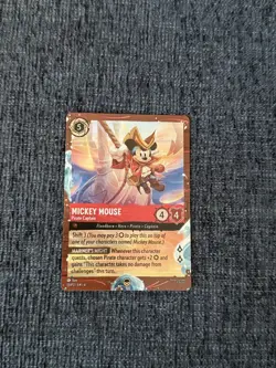 Disney Lorcana TCG Cruise Treasure Pirate Captain Mickey Promo 13/P3 Rare #10 - Image 1