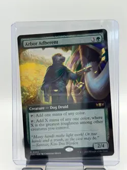 MTG, Arbor Adherent (Extended Art) NM 82 Commander: Tarkir: Dragonstorm Regular - Image 1