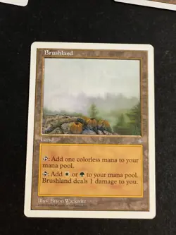 MTG - LP - 3 X Brushland - Anthologies - Image 4