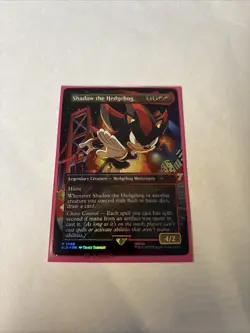 Shadow the Hedgehog (Rainbow Foil) Secret Lair Drop Foil - Image 1