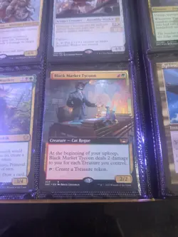 x1 Black Market Tycoon - Extended Art R MTG Streets of New Capenna M/NM, English - Image 1
