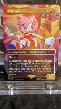 Amy Rose (Rainbow Foil) Secret Lair Drop Foil - Image 1