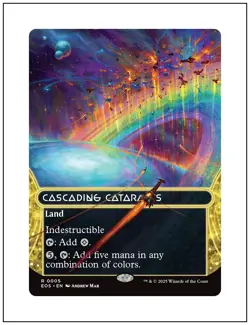 1x Cascading Cataracts 0005, Edge of Eternities Stellar Sights, Magic MTG NM - Image 1