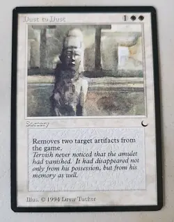 Dust to Dust The Dark Regular LP Lightly Played MTG - Image 1