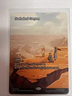 Sunbaked Canyon (Borderless) Avatar: The Last Airbender: #58 Mythic - Image 1