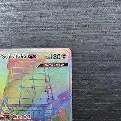 Stakataka Gx 176/168 Celestial Storm Secret Rainbow Rare Pokemon Card - Image 4