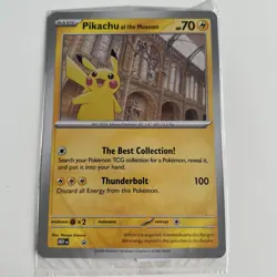 Pokemon TCG|Promo|Pikachu at the Museum|National History Museum|Sealed|Oversized - Image 1