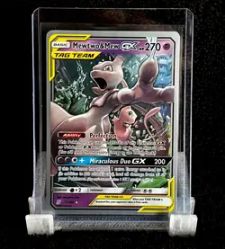 2019 MEWTWO & MEW • 71/236 • GX TAG TEAM • POKEMON TCG WORLD CHAMPIONSHIPS - Image 1