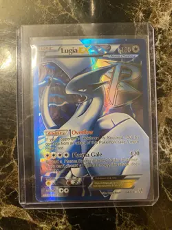 Pokemon Lugia EX Full Art Ultra Rare Holo Plasma Storm 134/135 Card - Image 1