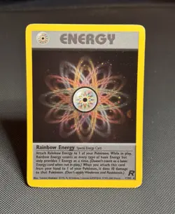 Pokemon TCG: Rainbow Energy 17/82-Unlimited Holo Rare-Team Rocket-*MP w/Creases* - Image 1